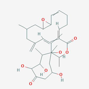 molecular formula C17H16O3 B217817 安菲迪诺内 B CAS No. 110786-78-2