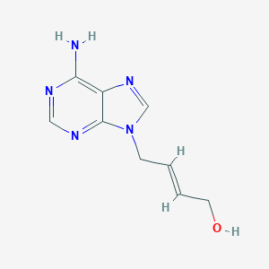 9-(trans-4-Hydroxy-2-buten-1-yl)adenine