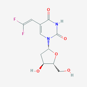 molecular formula C11H12F2N2O5 B217860 5-(2,2-Difluorovinyl)-2'-deoxyuridine CAS No. 108711-80-4