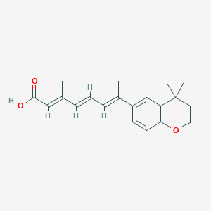 molecular formula C11H23NO B217875 (E,E,E)-7-(3,4-Dihydro-4,4-dimethyl-2H-1-benzopyran-6-yl)-3-methyl-2,4,6-octatrienoic acid CAS No. 108695-25-6
