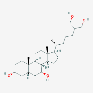molecular formula C7H12N2O3 B217883 5beta-Cholestane-3alpha,7alpha,26,27-tetrol CAS No. 107088-80-2