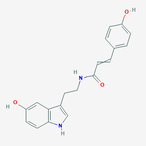 molecular formula C19H18N2O3 B021789 N-Coumaroyl serotonin CAS No. 68573-24-0