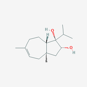 molecular formula C15H26O2 B217904 (1S,2R,3aR,8aS)-3a,6-二甲基-1-丙烷-2-基-2,3,4,7,8,8a-六氢薁-1,2-二醇 CAS No. 105772-90-5