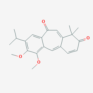 molecular formula C22H24O4 B021798 紫杉碱 B CAS No. 110300-77-1
