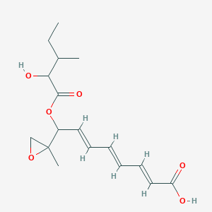 molecular formula C6H7F3O2 B218046 AF toxin II CAS No. 108102-60-9