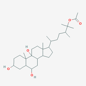 3,6,9-Trihydroxyergostan-25-yl acetate