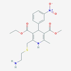 molecular formula C14H16BrNO4 B218101 Tiamdipine CAS No. 110646-15-6