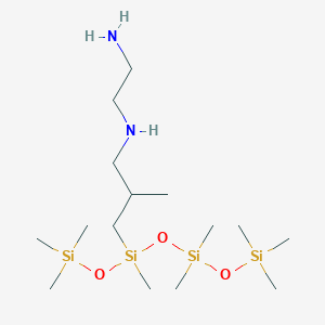 molecular formula C15H42N2O3Si4 B218120 Amodimethicone (800 cst) CAS No. 106842-44-8