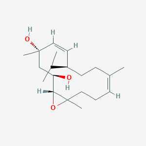 (1R,2R,4S,5Z,7S,10Z)-4,10,14-trimethyl-7-propan-2-yl-15-oxabicyclo[12.1.0]pentadeca-5,10-diene-2,4-diol