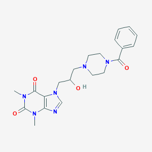 7-[3-(4-Benzoyl-1-piperazinyl)-2-hydroxypropyl]-1,3-dimethyl-7H-purine-2,6(1H,3H)-dione