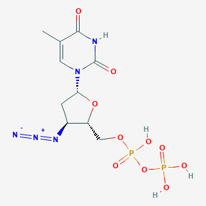 molecular formula C10H15N5O10P2 B218147 Zidovudine diphosphate CAS No. 106060-89-3