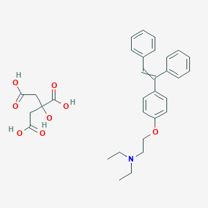 molecular formula C6H15Cl2NO B218159 1-(p-(beta-Diethylaminoethoxy)phenyl)-1,2-diphenylethylene citrate CAS No. 102433-95-4