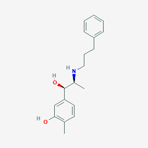 molecular formula C19H25NO2.HCl B218211 Cliropamine CAS No. 109525-44-2