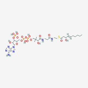 molecular formula C31H52N7O18P3S B218240 3-Hydroxy-4-decenoyl-coenzyme A CAS No. 105181-63-3
