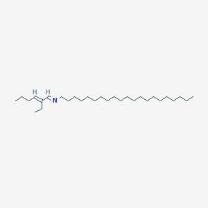 N-(2-Ethyl-2-hexenylidene)-1-heneicosanamine