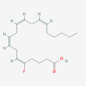 molecular formula C7H16NNaO5S B218307 5-Fluoroarachidonic acid CAS No. 109522-28-3