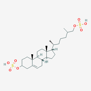 molecular formula C27H46O8S2 B218340 26-Hydroxycholesterol disulfate CAS No. 107241-08-7