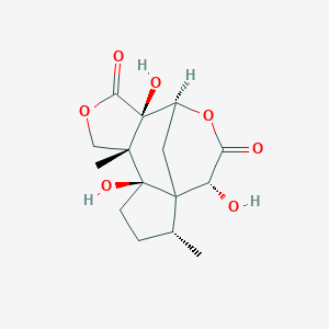 molecular formula C44H32N2 B218464 Neomajucin CAS No. 114687-98-8