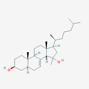 molecular formula C8H18N2O B218534 15-Methylcholest-7-ene-3,15-diol CAS No. 111394-04-8
