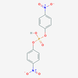 molecular formula C12H9N2O8P B021867 双(4-硝基苯基)氢磷酸 CAS No. 645-15-8