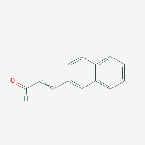 molecular formula C13H10O B218671 3-(Naphthalen-2-yl)acrylaldehyde CAS No. 113388-98-0