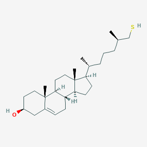 molecular formula C27H46OS B218678 26-Thiacholesterol CAS No. 117768-78-2