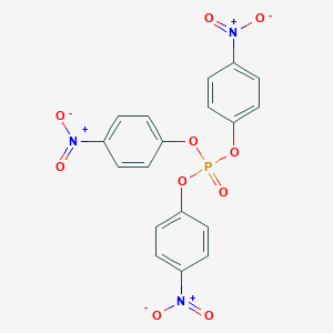 molecular formula C18H12N3O10P B021868 磷酸三(4-硝基苯基)酯 CAS No. 3871-20-3