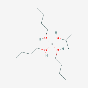 molecular formula C15H38O4Ti B218770 Titanium, tributoxy(2-propanolato)-, (T-4)- CAS No. 116928-85-9