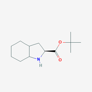 molecular formula C13H23NO2 B218870 (S)-Octahydroindole-2-carboxylic acid tert-butyl ester CAS No. 111821-05-7