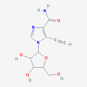 molecular formula C10H15N3O2S B218872 5-Ethynyl-1-ribofuranosylimidazole-4-carboxamide CAS No. 118908-07-9