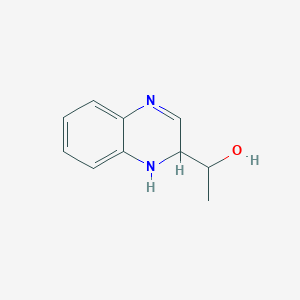 molecular formula C10H12N2O B218879 1-(1,2-Dihydroquinoxalin-2-yl)ethanol CAS No. 111289-53-3