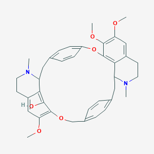 molecular formula C38H42N2O6 B218884 Cycleaneonine CAS No. 116520-07-1