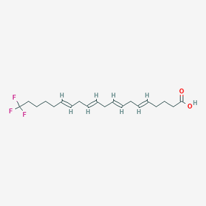 molecular formula C13H25ClN4O4 B218937 20,20,20-Trifluoroarachidonic acid CAS No. 115178-89-7