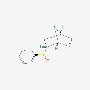 molecular formula C13H14OS B218949 Bicyclo(2.2.1)hept-5-en-2-yl phenyl sulfoxide CAS No. 120409-13-4