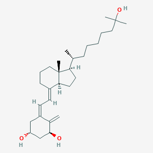 molecular formula C11H17ClO2 B219059 24,24-Dihomo-1,25-dihydroxycholecalciferol CAS No. 114694-09-6