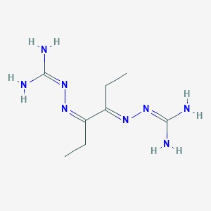 molecular formula C11H8ClNO2 B219166 Diethylglyoxal bis(guanylhydrazone) CAS No. 116173-27-4
