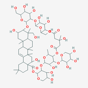 molecular formula C64H100O31 B219206 Tubeimoside III CAS No. 115810-13-4