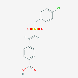 molecular formula C16H13ClO4S B219229 Recilisib CAS No. 334969-03-8