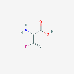 molecular formula C11H12N2O B219312 Fluorovinylglycine CAS No. 111581-52-3