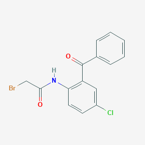 B021946 N-(2-Benzoyl-4-chlorophenyl)-2-bromoacetamide CAS No. 32580-26-0