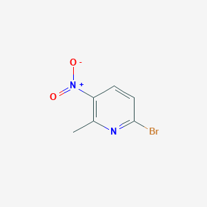 molecular formula C6H5BrN2O2 B021949 6-溴-2-甲基-3-硝基吡啶 CAS No. 22282-96-8