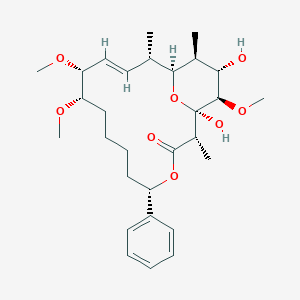 molecular formula C29H44O8 B219504 Soraphen A CAS No. 122547-72-2