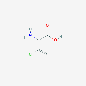 molecular formula C4H6ClNO2 B219506 2-Amino-3-chlorobut-3-enoic acid CAS No. 114115-56-9