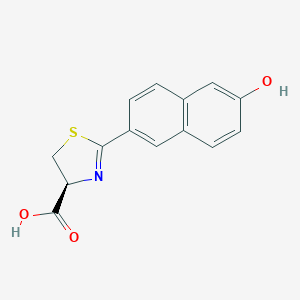 molecular formula C17H24N2O4 B219561 3-(7-Hydroxynaphthyl)-2-thiazole-4-carboxylic acid CAS No. 122364-82-3