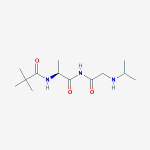 molecular formula C13H25N3O3 B219630 tert-Butoxycarbonyl-alanyl-glycyl-isopropylamide CAS No. 120841-31-8