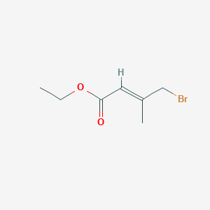 molecular formula C7H11BrO2 B021969 4-溴-3-甲基丁-2-烯酸乙酯 CAS No. 51318-62-8