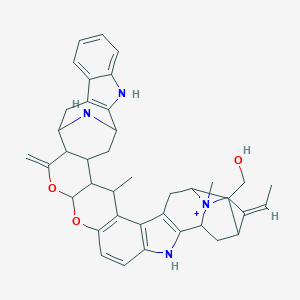 molecular formula C40H45N4O3+ B219698 Macrospegatrine CAS No. 113728-54-4