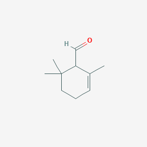 molecular formula C10H16O B021970 α-环柠檬醛 CAS No. 432-24-6