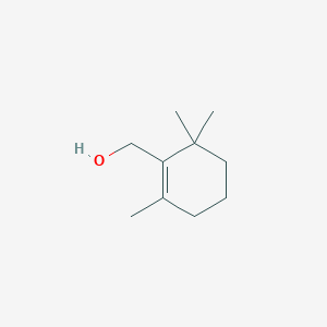 molecular formula C10H18O B021975 2,6,6-三甲基环己烯-1-甲醇 CAS No. 472-20-8