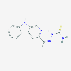 molecular formula C7H13ClN2O B219796 3-Acetyl-beta-carboline thiosemicarbazone CAS No. 119694-68-7
